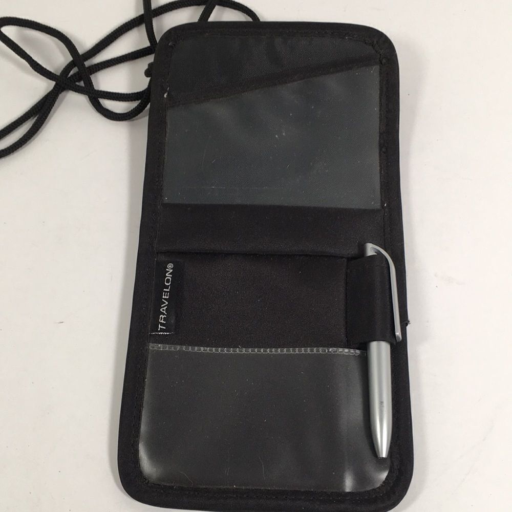 Travelon lanyard pouch- travel document pouch